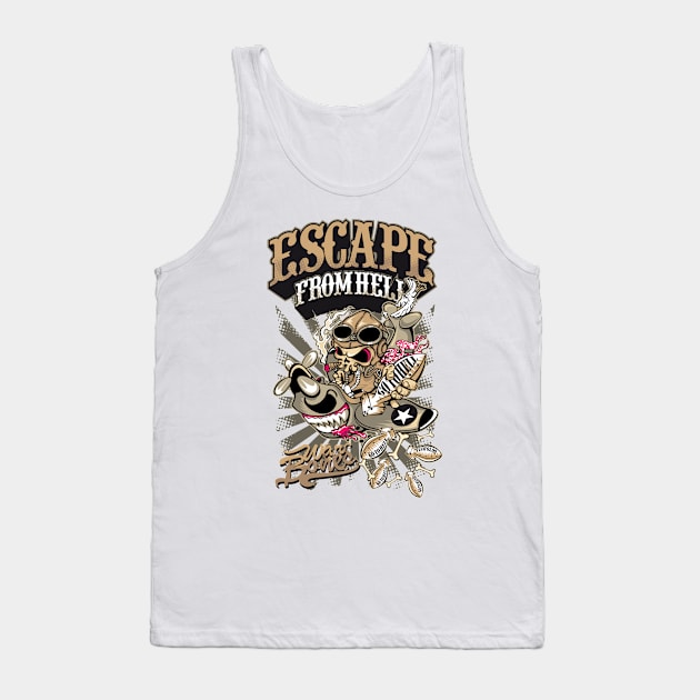 Escape from Hell Tank Top by mertkaratay